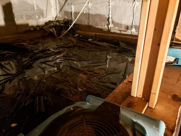 Crawlspace Water Cleanup in Sebastian